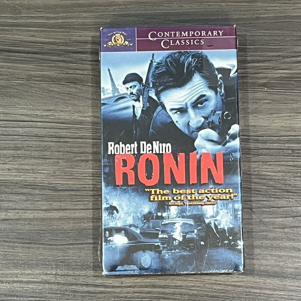 Vintage 1999 Contemporary Classics Ronin VHS Tape Sealed Robert De Niro